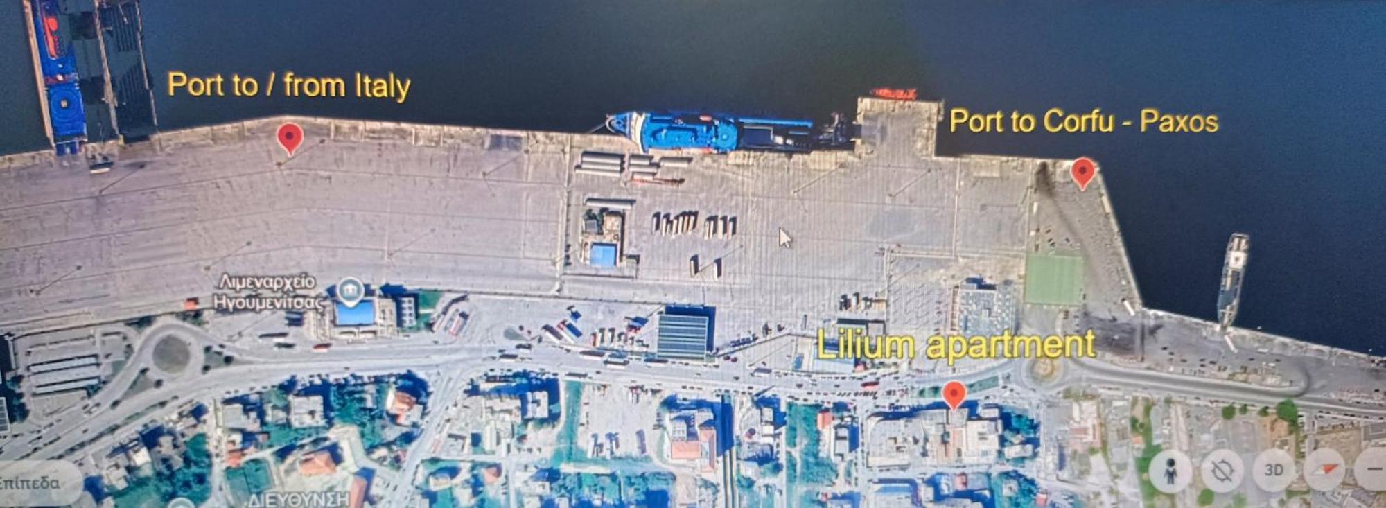 Lilium Luxury Apartment Igoumenitsa Bagian luar foto
